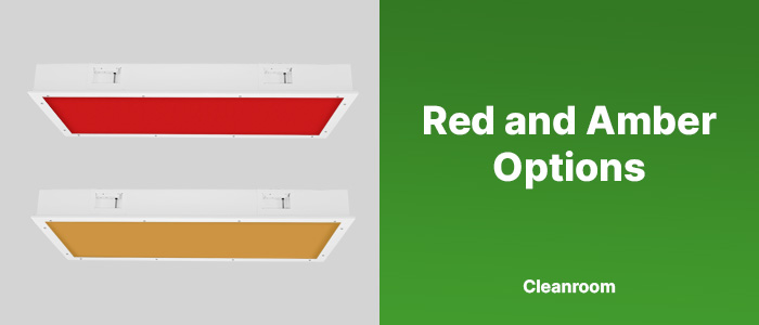 The L.C. Doane Company Red and Amber Cleanroom Options